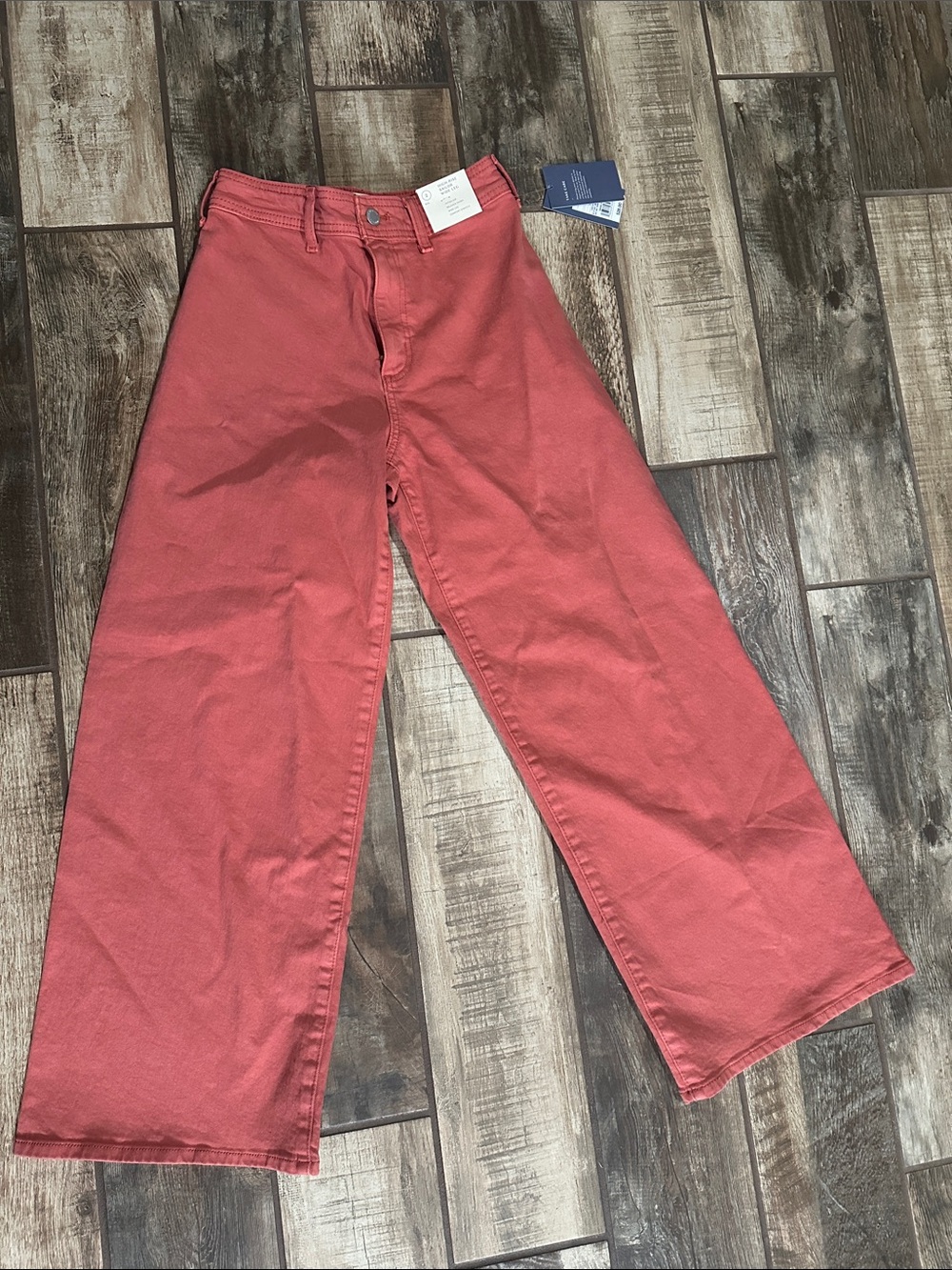 Universal Thread Wide-Leg Jeans in Coral